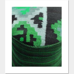 green rug photo, abstract art, antique rug pattern, minimal art, modern art, carpet texture, For custom orders please DM me. Posters and Art